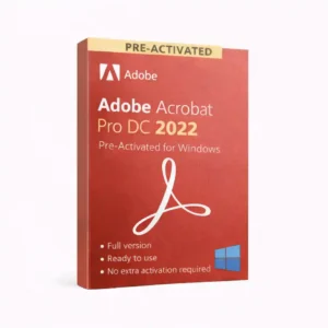 Adobe Acrobat Pro DC 2022 Pre-Activated for Windows