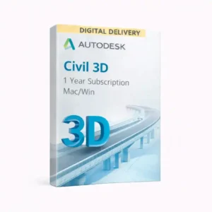 Autodesk Civil 3D – 1 Year Subscription (Windows / Mac) | Purchase & Activation