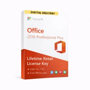 Office 2016 Pro Plus Lifetime Retail License Key