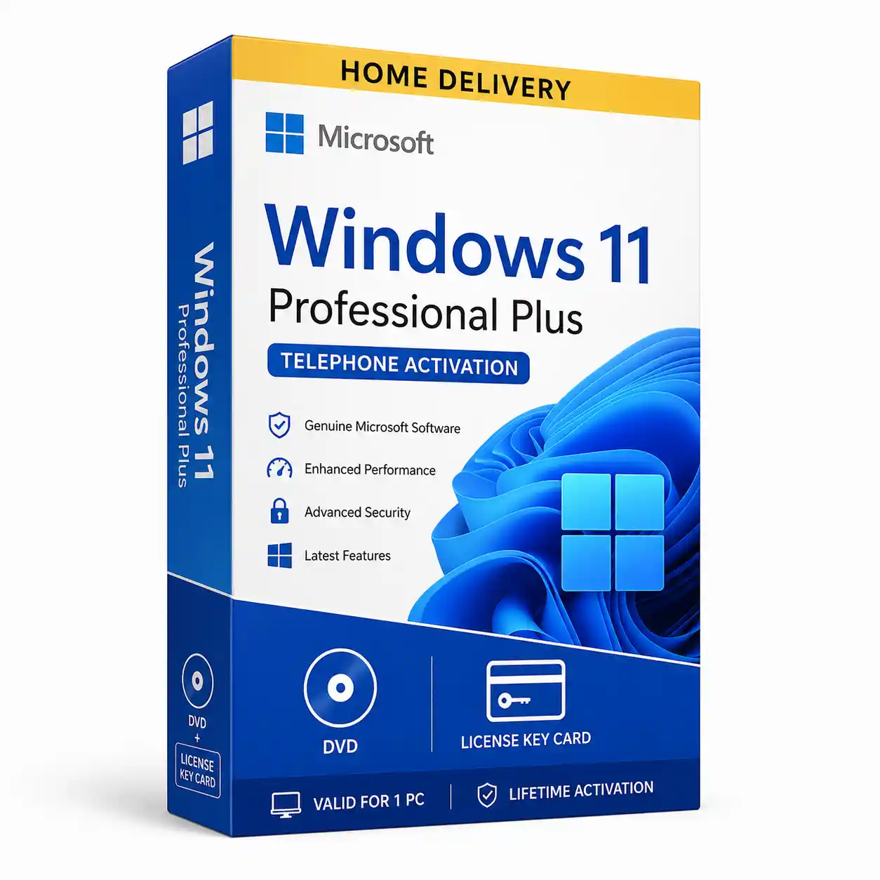 Microsoft Windows 11 Pro Box Pack Microsoft Windows 11 Pro Box Pack – DVD + License Key Card